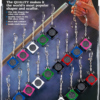 Cue Cube Color Nickel Keychain - Card of 18